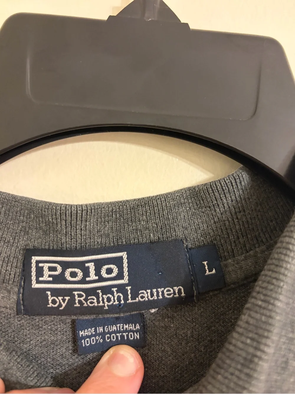 Polo by Ralph Lauren | Men's Gray Short-Sleeve Polo Shirt size L